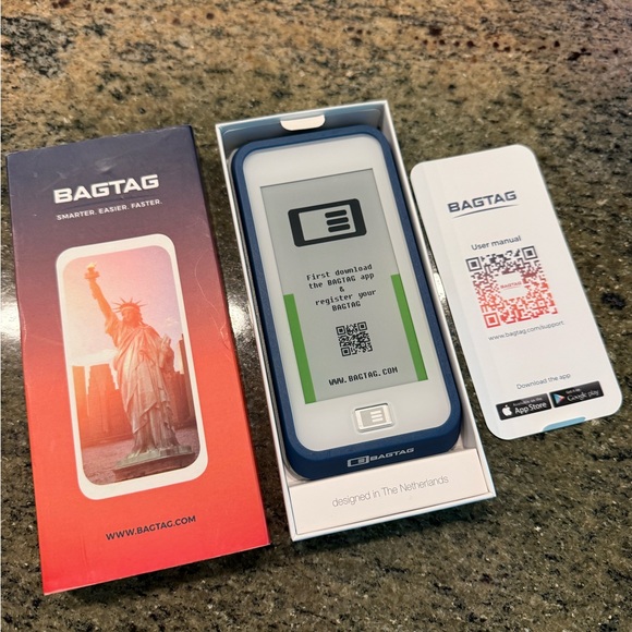 NWT Bagtag Fix CE6D Electronic Bag Luggage Tag Digital Airline-Compatible e-Link - Picture 6 of 16